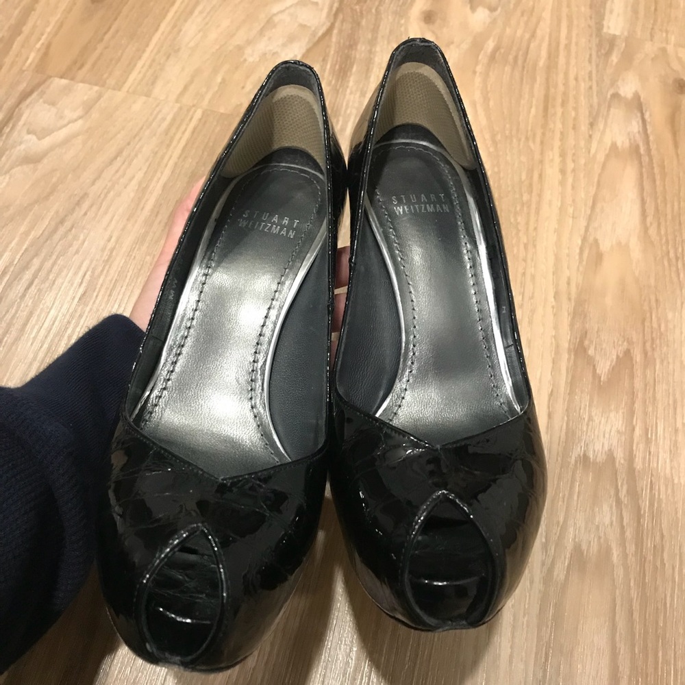 Stuart Weitzman Peep Toe Heels - image 3